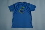 Cool Dye Sublimation Polyester Fabric T Shirt , 100 Polyester Shirts For Mens