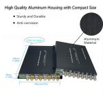 4-Channel 3G-SDI Fiber Converter with RS485 & Tally