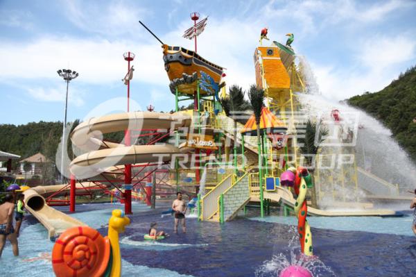 14.5m Indoor Playground Water Park , Commercial Water Playground Equipment 29 x