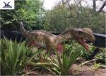 Silicon Outdoor Dinosaur For Jurassic Theme Park / Large Animal Lawn Ornaments
