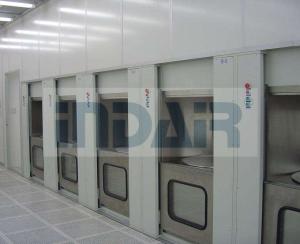 Wholesale On Floor Stainless Steel Pass Box , Air Shower Pass Box 920 x 850 x 1580 mm from china suppliers