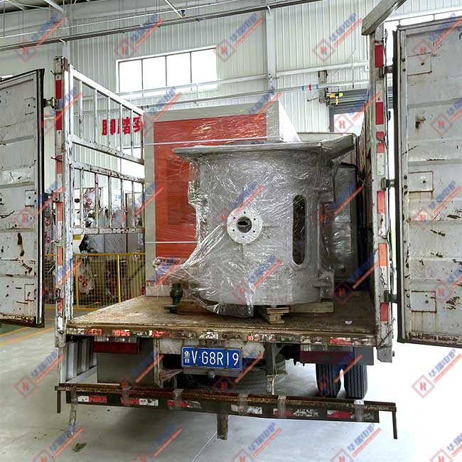 Induction Melting Aluminum Shell Furnace High Safety