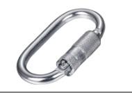 Wholesale Self-Locking Steel Carabiner for Climbing And Emergency Rescue ISURE MARINE from china suppliers