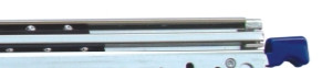 Zinc Plated Slide Track Channel , Double Channel Aluminum Track