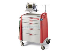 Wholesale ABS Material Emergency Medical Trolleys With CPR Boards Fit Hospitals from china suppliers