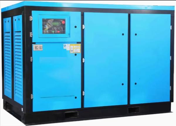 Two-Stage Screw Industrial Compressors Oil-Less 380V 75KW Core Motor Recustomize