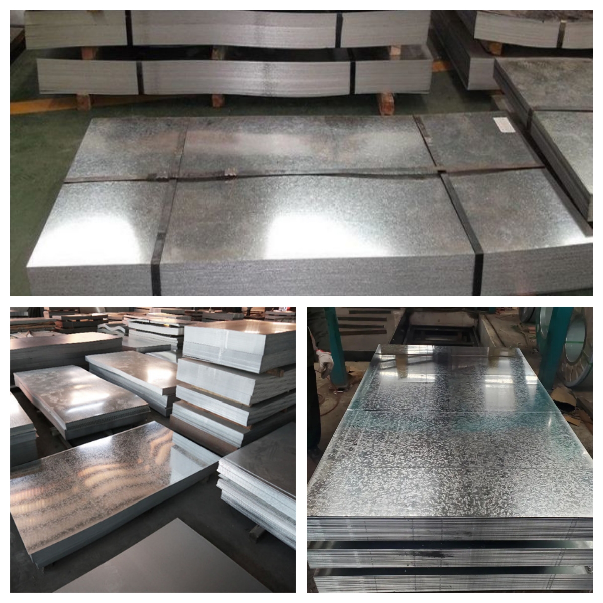 24 Gauge Metal Galvanized Steel Sheet Zinc Coating 6mm Thick Rolled 0.5mm-3.0mm