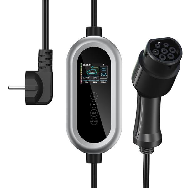 OEM Customized Portable Type2 AC 230V Electric Car Charging Station 16A Portable