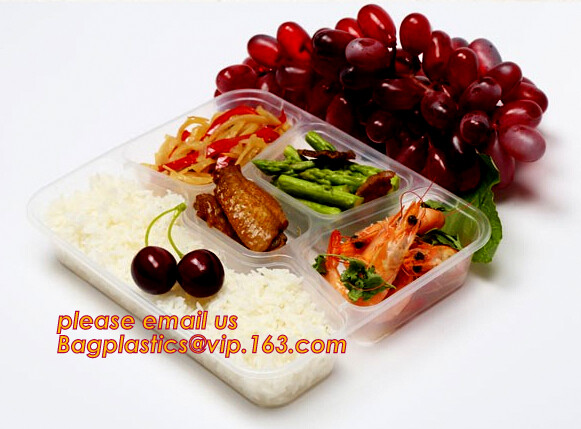 Premium Meal Prep Containers 3 Compartment BPA-FREE Food storage Microwavable Dishwasher Safe plastic Lunch bento box