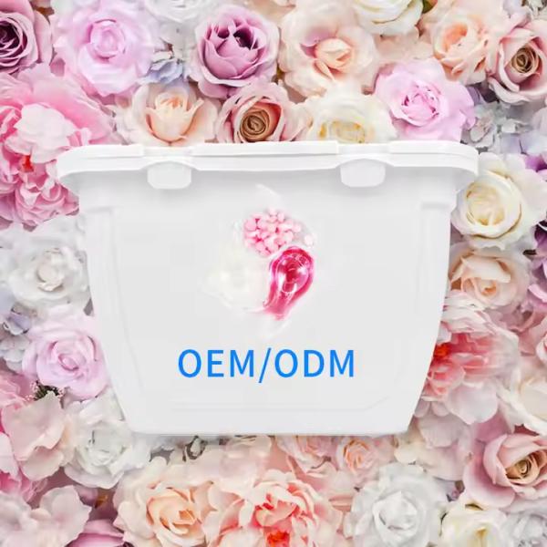 OEM ODM Dissolve Quickly Effective Cleaning Softening Laundry Detergent Pods Launry Capsules