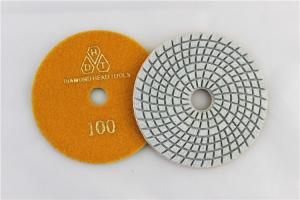 Wholesale 100mm Bush Hammer 3mm Diamond Wet Polishing Pads No 1500 Grit Diamond Polishing Tools from china suppliers