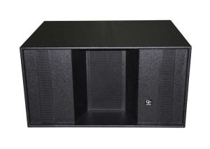 Wholesale Compact Disco Sound Equipment , 2x18&quot; 1200W Subwoofer With Horn Loaded Design from china suppliers