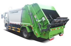 Wholesale 6cbm - 12cbm Trash Collector Truck 9.5R17.5 Radial Tyre With Cummins Engine from china suppliers