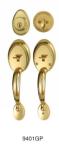 Hotel Door Handle Sets Gold Plated Painting Color Solid Material Handle