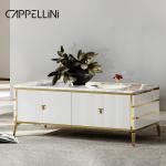 Nordic Modern White Wooden Tv Cabinet Storage Living Room Furniture Luxury Wood