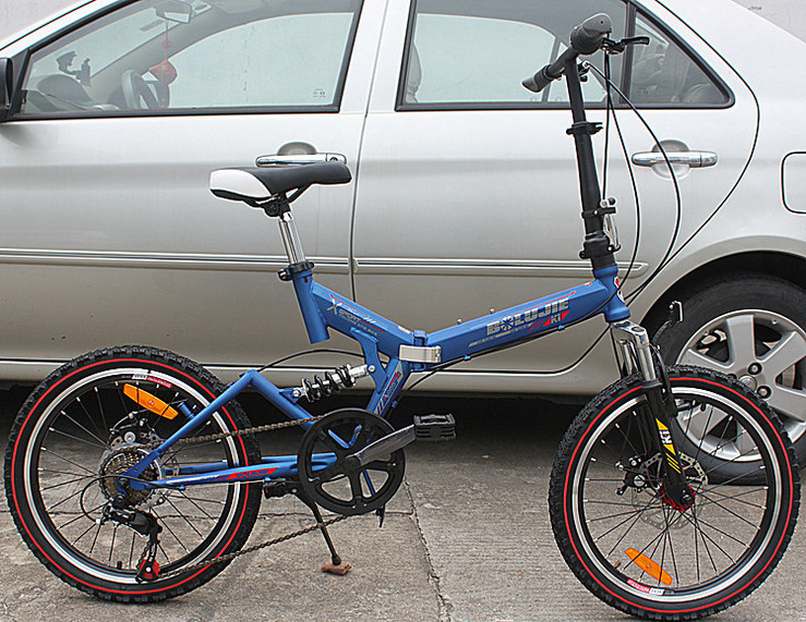 7 Speed Gear Steel Disc Brake 20 Inch Foldable Bike