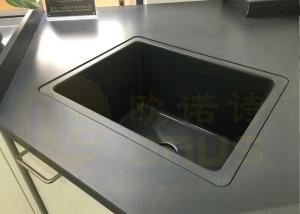 Wholesale Black Epoxy Resin Lab Countertops Oem For Pharmaceutical Testing Centre with chemical resistance from china suppliers