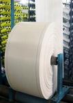 White Color Waterproof Tubular Woven Fabric , Woven Polypropylene Fabric Rolls