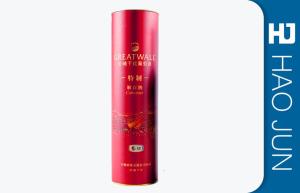 Wholesale Fashion Cylinder Cardboard Boxes For Wine Bottles , FDA SGS Certification from china suppliers
