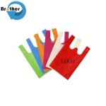 Wholesale Cheap Die Cut Non Woven Cloth Shopping Bag T Shirt Non Woven Shopping