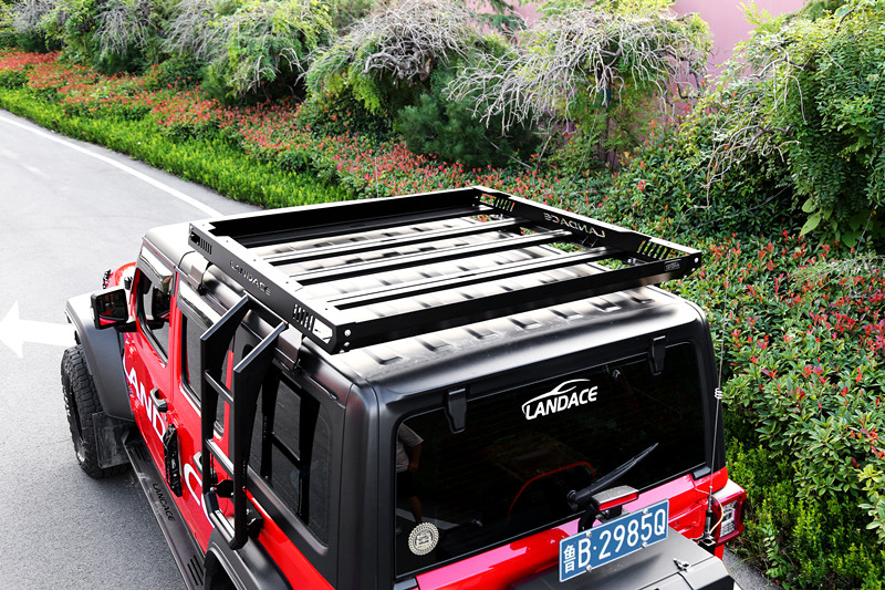 400kg Capacity Durable Jeep Roof Rack Bar with Ladders and Car Luggage Carrier