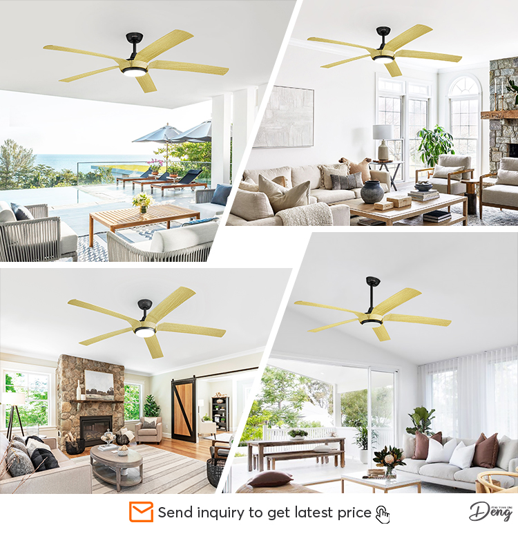 REACH Certified 1stshine LED Ceiling Fan with Dimmable Lighting and Remote Control