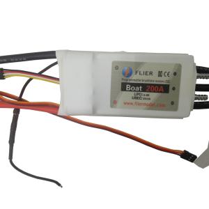 Wholesale Lightweight 8S 200A RC Boat ESC BEC 5V 2A Watercool 8AWG Wire from china suppliers
