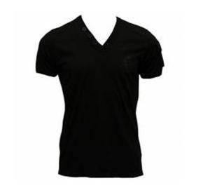 Wholesale Bulk V Neck Solid Color Hemp Cotton Clothing Short Sleeve Black Slim Fit T Shirt from china suppliers