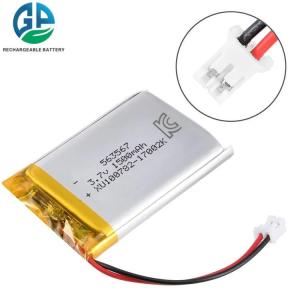 Wholesale 3.7v Li Polymer Battery 563567 3.7V 1500mAh Lipo Battery Rechargeable from china suppliers