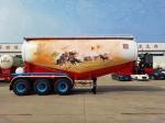 12 Tire BPW Carbon Steel Dry Powder Cement Tank Semi Trailer with Air Compressor