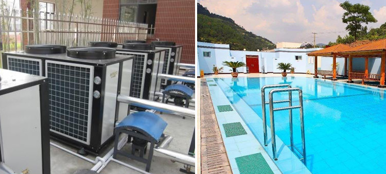 Economic Swimming Pool Heat Pump , Personal Indoor Air Source Heat Pump