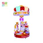 arcade game Indoor Game Machine Amusement Ride 3 Seat 6 Seat Carousel Horse Ride