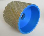 Milling Groove Diamond Dressing Roller For Drum Brake Pad Grinding