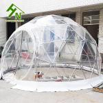 UV Resistant Geodesic Dome Tent Clear PVC 360 Degree Panorama Igloo Tent