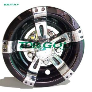Wholesale Universal Golf Cart Wheel Covers Golf Cart 8&quot; Vegas Chrome 1 Year Warranty from china suppliers