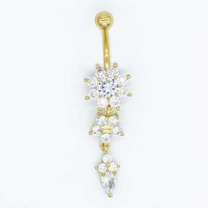 Wholesale 14G Gold Flower Body Piercings Jewellery from china suppliers
