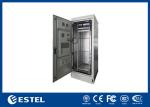 40U Insulated 19 Inch Outdoor Telecom Enclosure With SNMP Remote Communication