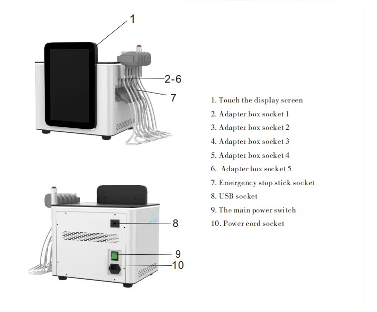 Magenetic Face Muscle Stimulator Rf Vline Wrinkle Removal Face Massage Machine