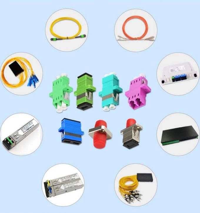 Lszh Jacket 1m Fiber Optic Patch Cord Multimode Lc Lc Connector Om4