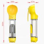 Plastic Outdoor Portable Dog Water Bottle Collapsible Dog Bowl For Hiking
