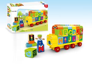 Wholesale Toddler Role Play Learning Building Blocks / Kids Educational Toys W / Train Dump Truck from china suppliers