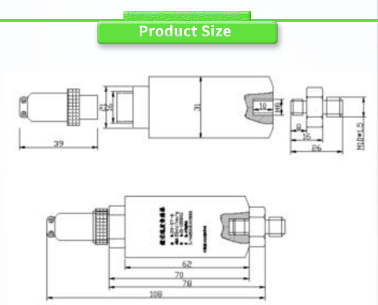 Customized Support UNIVO UBZD5000Y Online Monitor Mechanical Vibration Speed Detector