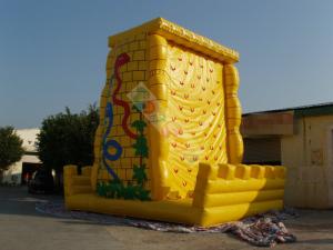 Wholesale Funny Giant Inflatable Sports Games / Climbing Wall For Amusement Park Equipment from china suppliers