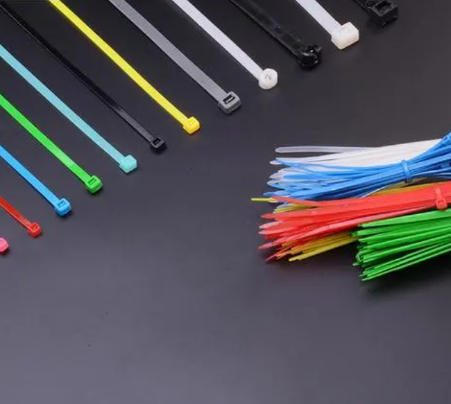 4.8x368mm Nylon Cable Colorful Zip Ties UV Treated Black Red Blue White