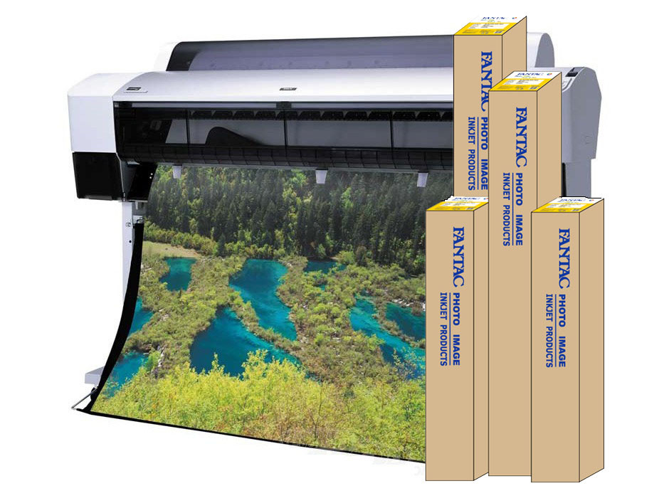 240gsm Resin Coated 24 Photo Paper Roll , Satin Photo Paper For Large Format Printers