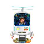 Amusement Park Kiddie Ride Machines 3d Extreme Flight W1480 * D2090 * H2240 Mm