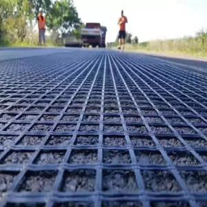 Wholesale Bitumen Coated Fiberglass Geotextile Geogrid For Rawilway Foundation from china suppliers