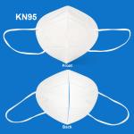 KN95 Folding Half Face Anti Dust Mask , 5 Ply Comprehensive Care Safety KN95
