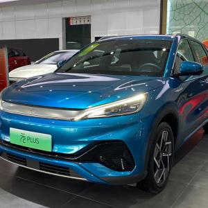 Wholesale New Energy Electric Four Wheel Drive SUV Car Safety 510km BYD Yuan Pro from china suppliers