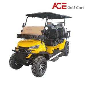 Wholesale Top Speed 40km/H Six Seater Golf Cart With Strength Carbon Steel Chassis from china suppliers